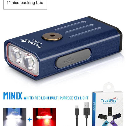 MiniX USB Rechargeable LED Flashlight - LED Flashlight - TrustFire - Mad Fly Essentials