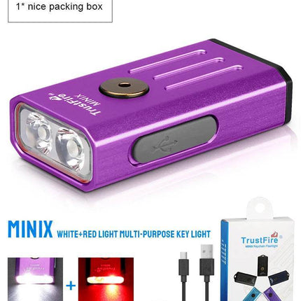 MiniX USB Rechargeable LED Flashlight - LED Flashlight - TrustFire - Mad Fly Essentials