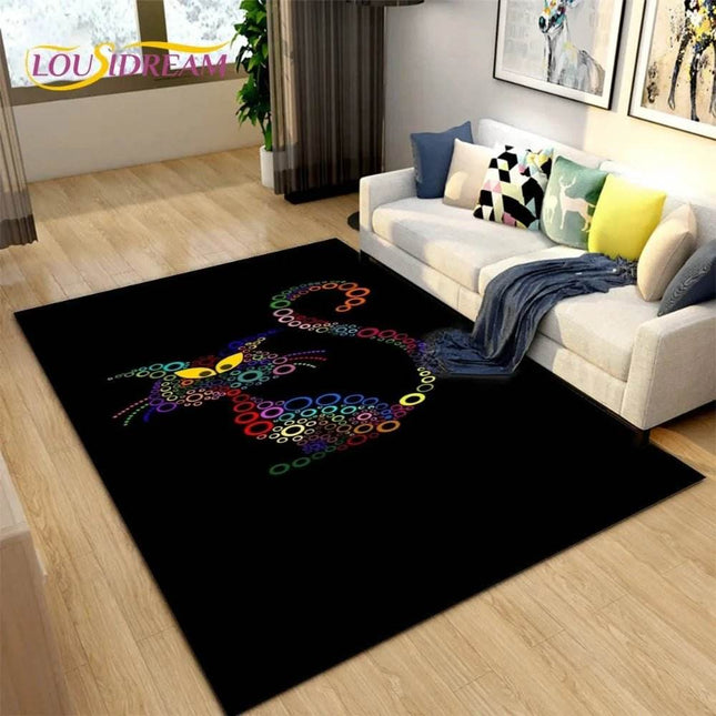 Modern 3D Cat Cartoon Area Rug - Area Rug - LOUSIDREAM - Mad Fly Essentials