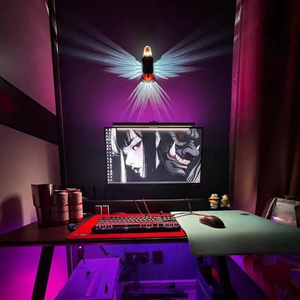 Modern 3D LED Owl Eagle LED Wall Sconce - Mad Fly Essentials