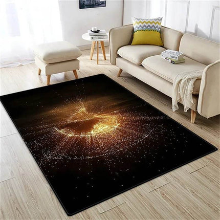 Modern 3D Space Planet Galaxy Illusion Area Rug - Area Rug - WESSD - Mad Fly Essentials