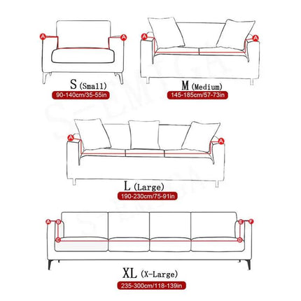 Modern L - Shaped Sofa Slipcover - Slipcover - S - EMIGA - Mad Fly Essentials