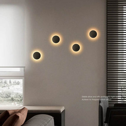 Modern Round Bedroom LED Wall Sconce - LED Wall Sconce - Aisilan - Mad Fly Essentials
