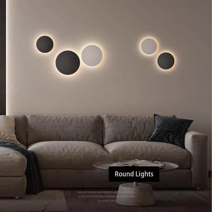 Modern Round Bedroom LED Wall Sconce - LED Wall Sconce - Aisilan - Mad Fly Essentials
