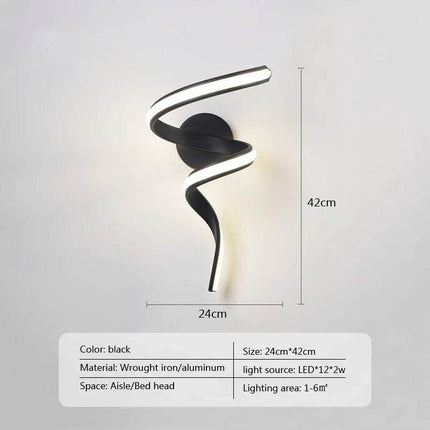 Modern Minimalist Indoor LED Wall Sconce - LED Wall Sconce - Sanoni - Mad Fly Essentials