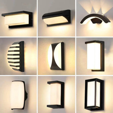 Modern Outdoor Sensor LED Wall Sconce - Mad Fly Essentials