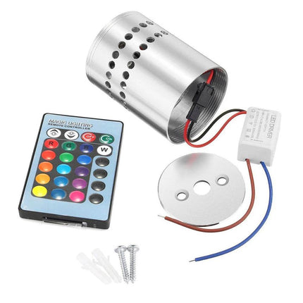 Modern RGB Spiral Remote LED Wall Sconce - LED Wall Sconce - Mavesan - Mad Fly Essentials