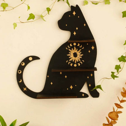 Moon Cat Small Shelf Storage Rack Home Essentials - Home Essentials - Nostalgia - Mad Fly Essentials