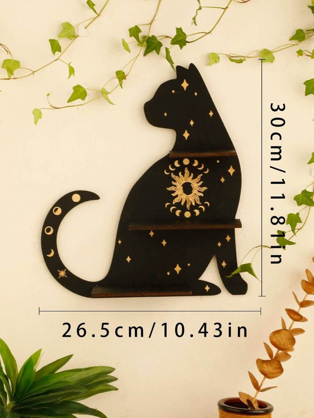 Moon Cat Small Shelf Storage Rack Home Essentials - Home Essentials - Nostalgia - Mad Fly Essentials