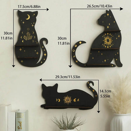 Moon Cat Small Shelf Storage Rack Home Essentials - Home Essentials - Nostalgia - Mad Fly Essentials