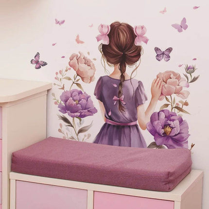 Moon Girl Vinyl Child 3D Wall Sticker - 3D Wall Sticker - Fantasy Star - Mad Fly Essentials