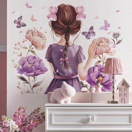 Moon Girl Vinyl Child 3D Wall Sticker - 3D Wall Sticker - Fantasy Star - Mad Fly Essentials