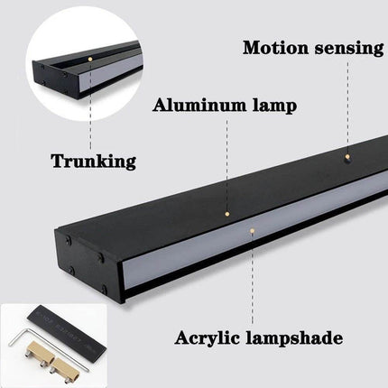 Motion Sensing 1P65 Long LED Wall Sconce - LED Wall Sconce - Sun Home - Mad Fly Essentials