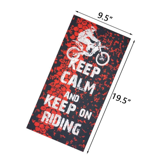 Motorcycle 3D Seamless Sport Neck Gaiter Balaclava - Mad Fly Essentials