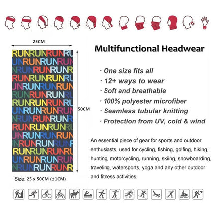 Motorcycle 3D Seamless Sport Neck Gaiter Balaclava - Mad Fly Essentials