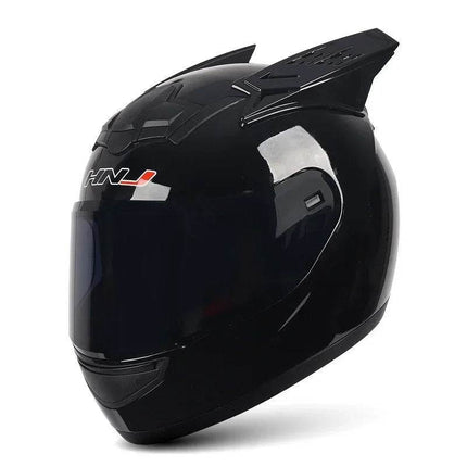Cat Ear Full Face Motorcycle Helmet - Motorcycle Helmet - KEMiMOTO - Mad Fly Essentials