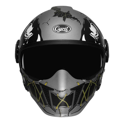 Motorcycle Full Face 3/4 Joker Helmet - Mad Fly Essentials