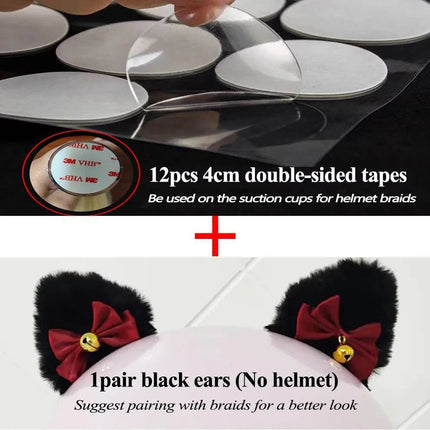 Motorcycle Helmet Braids Multicolor Ponytail Auto Essentials - Auto Essentials - MJMOTO - Mad Fly Essentials