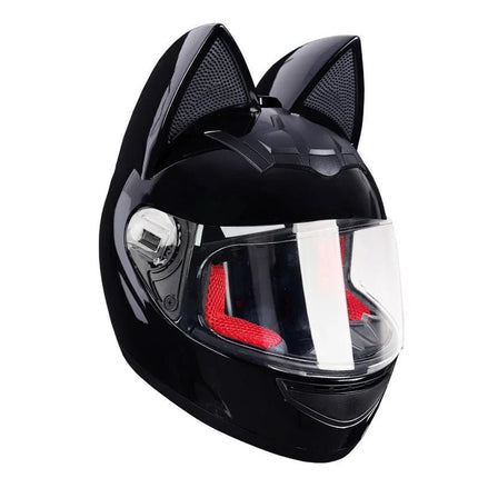 Motorcycle Helmet Cat Ear Full Face Helmet - Motorcycle Helmet - KEMiMOTO - Mad Fly Essentials