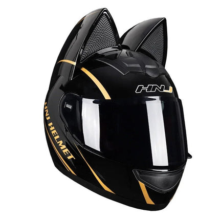 Motorcycle Helmet Cat Ear Full Face Helmet - Motorcycle Helmet - KEMiMOTO - Mad Fly Essentials