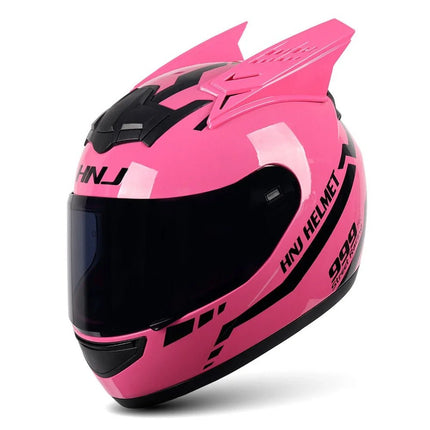 Motorcycle Helmet Cat Ear Full Face Helmet - Motorcycle Helmet - KEMiMOTO - Mad Fly Essentials