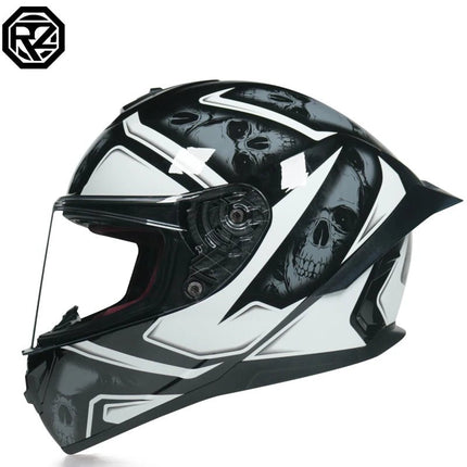 Motorcycle Helmet Cyril-966 DOT White Shell Riding Helmet - Motorcycle Helmet - Cyril - Mad Fly Essentials