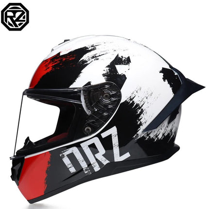 Motorcycle Helmet Cyril-966 DOT White Shell Riding Helmet - Motorcycle Helmet - Cyril - Mad Fly Essentials