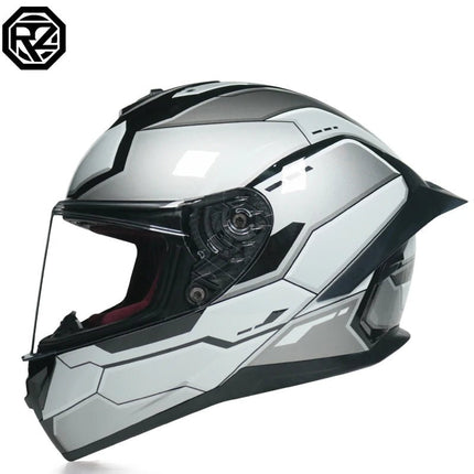 Motorcycle Helmet Cyril-966 DOT White Shell Riding Helmet - Motorcycle Helmet - Cyril - Mad Fly Essentials