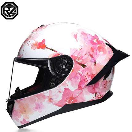 Motorcycle Helmet Cyril-966 DOT White Shell Riding Helmet - Motorcycle Helmet - Cyril - Mad Fly Essentials
