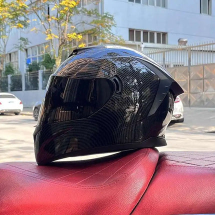 Motorcycle Helmet Double Visor 3D Dragon Helmet - Motorcycle Helmet - LVS - Mad Fly Essentials