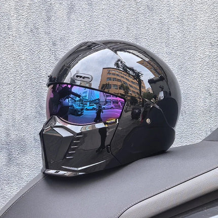 Motorcycle Helmet Double Visor 3D Dragon Helmet - Motorcycle Helmet - LVS - Mad Fly Essentials