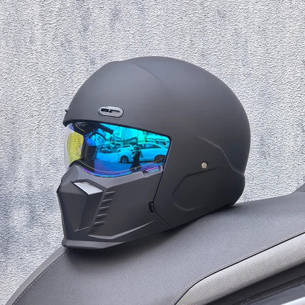 Motorcycle Helmet Double Visor 3D Dragon Helmet - Motorcycle Helmet - LVS - Mad Fly Essentials