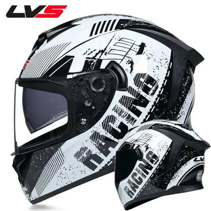 Motorcycle Helmet Double Visor 3D Dragon Helmet - Motorcycle Helmet - LVS - Mad Fly Essentials