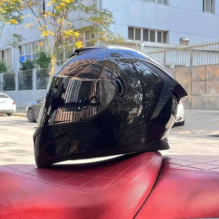 Motorcycle Helmet Double Visor 3D Dragon Helmet - Motorcycle Helmet - LVS - Mad Fly Essentials
