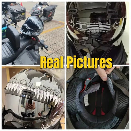 Motorcycle Helmet Full Face Combination Headphone Slot Helmets - Motorcycle Helmet - MT - Mad Fly Essentials