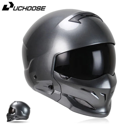 Motorcycle Helmet Half Predator Detachable Multi-purpose Helmet - Motorcycle Helmet - Kemimoto - Mad Fly Essentials