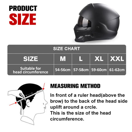 Motorcycle Helmet Half Predator Detachable Multi-purpose Helmet - Motorcycle Helmet - Kemimoto - Mad Fly Essentials