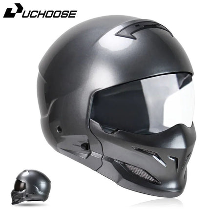 Motorcycle Helmet Half Predator Detachable Multi-purpose Helmet - Motorcycle Helmet - Kemimoto - Mad Fly Essentials