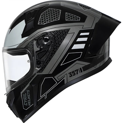 Motorcycle Helmet Lightweight Full Face White Beige Retro Helmet - Motorcycle Helmet - Herobiker - Mad Fly Essentials