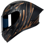 Black with gold B