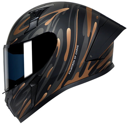 Motorcycle Helmet Lightweight Full Face White Beige Retro Helmet - Motorcycle Helmet - Herobiker - Mad Fly Essentials