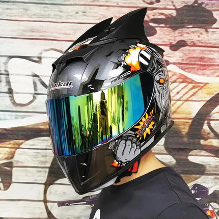 Motorcycle Helmet Modular Inner Sun Visor Double Lens - Motorcycle Helmet - Herobiker - Mad Fly Essentials