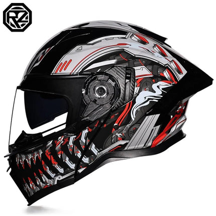 Motorcycle Helmet Orz full Face DOT Tribal Helmet - Motorcycle Helmet - Kemimoto - Mad Fly Essentials