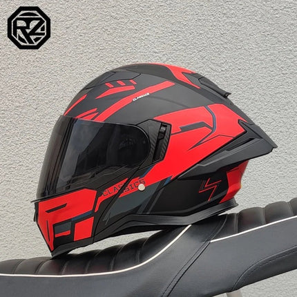 Motorcycle Helmet Orz full Face DOT Tribal Helmet - Motorcycle Helmet - Kemimoto - Mad Fly Essentials