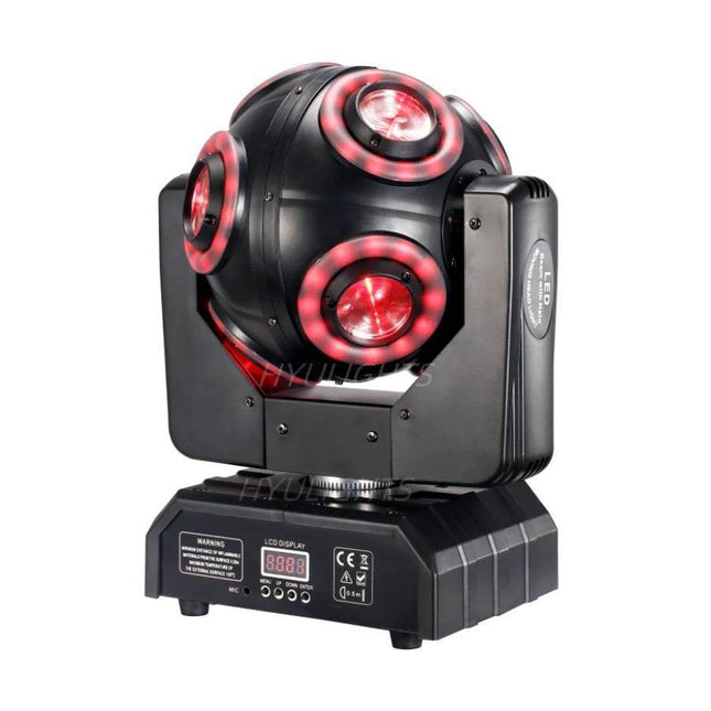Moving Head 8x15W RGBW 4in1 Halo LED Party Light - LED Party Light - Alien - Mad Fly Essentials