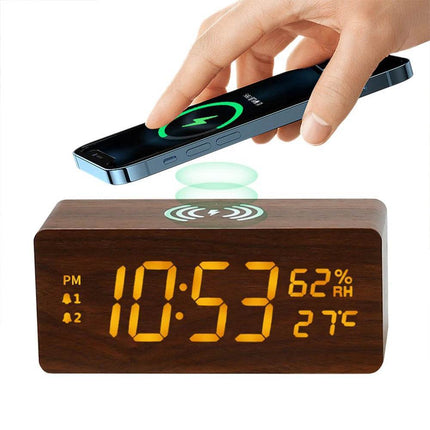 Multifunctional 15W Fast Charging Alarm Clock - Alarm Clock - Tollcuudda - Mad Fly Essentials
