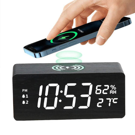 Multifunctional 15W Fast Charging Alarm Clock - Alarm Clock - Tollcuudda - Mad Fly Essentials