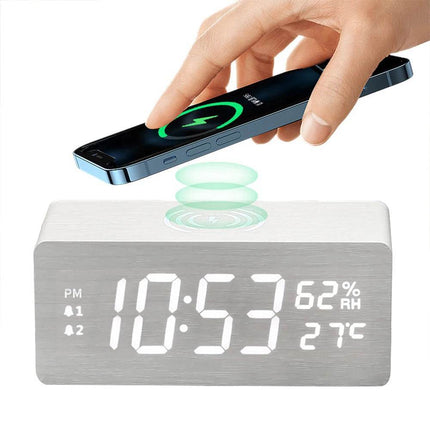 Multifunctional 15W Fast Charging Alarm Clock - Alarm Clock - Tollcuudda - Mad Fly Essentials