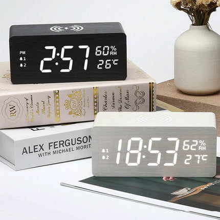 Multifunctional 15W Fast Charging Alarm Clock - Alarm Clock - Tollcuudda - Mad Fly Essentials