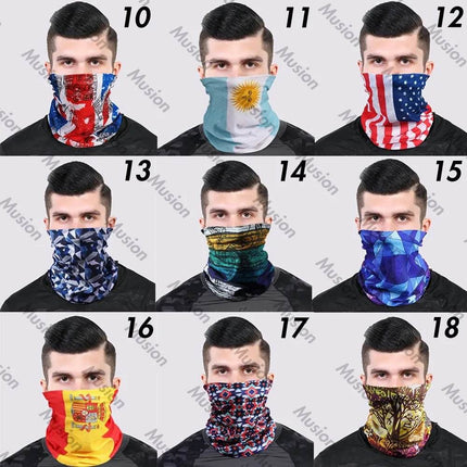 Multifunctional Red Series Motorcycle Balaclava - Balaclava - Musion - Mad Fly Essentials
